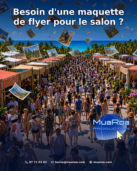 Visuel pour le Salon du Tourisme de Tahiti